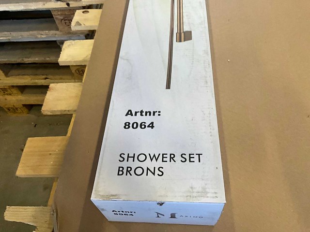 Maximo douche set brons (20x) - afbeelding 3 van  4