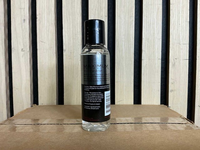 Maximum impact siliconebasis glijmiddel 60ml (72x) - afbeelding 2 van  5