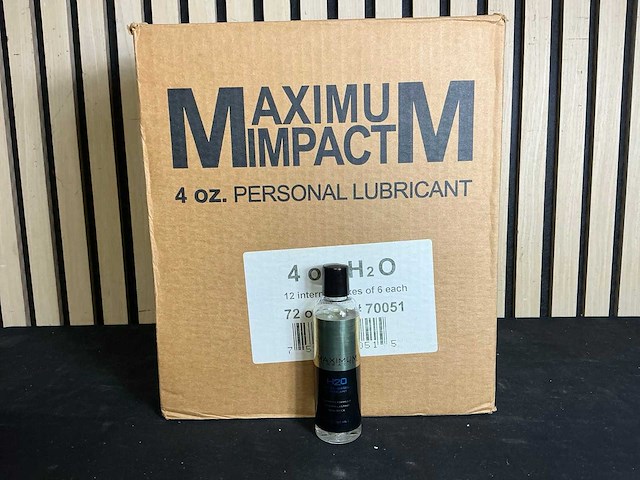 Maximum impact waterbasis glijmiddel 120ml (72x) - afbeelding 5 van  8