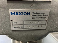 Maxion bs 35 kolomboormachine - afbeelding 8 van  8