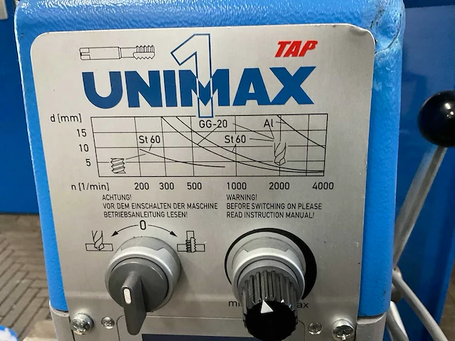 Maxion unimax 1 kolomboormachine - afbeelding 7 van  8
