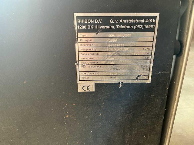 Maxmat - hro 800/150 - hogedrukreiniger - afbeelding 6 van  6