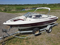 Maxum - 3.0 mercruiser 140 pk inboard + 1500 kg boottrailer - speedboot + trailer - afbeelding 4 van  34