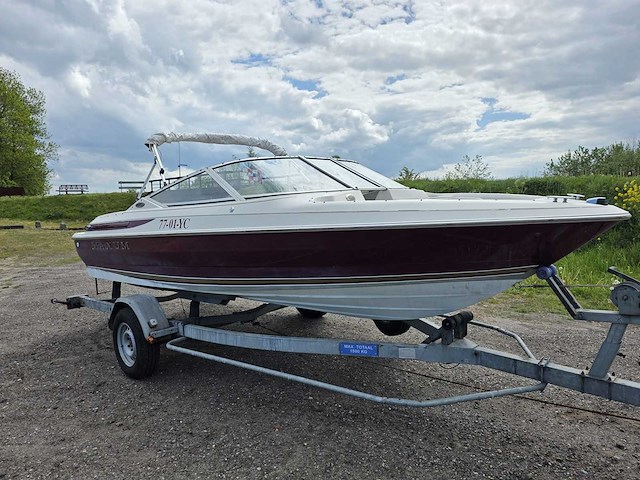 Maxum - 3.0 mercruiser 140 pk inboard + 1500 kg boottrailer - speedboot + trailer - afbeelding 5 van  34