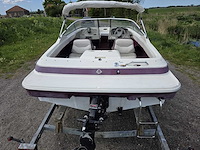 Maxum - 3.0 mercruiser 140 pk inboard + 1500 kg boottrailer - speedboot + trailer - afbeelding 6 van  34