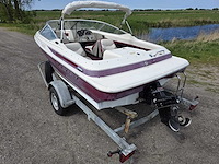 Maxum - 3.0 mercruiser 140 pk inboard + 1500 kg boottrailer - speedboot + trailer - afbeelding 10 van  34