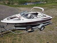 Maxum - 3.0 mercruiser 140 pk inboard + 1500 kg boottrailer - speedboot + trailer - afbeelding 21 van  34