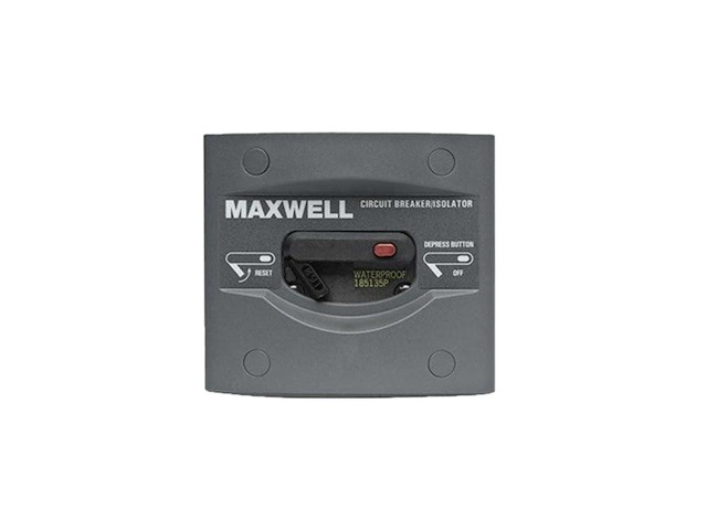 Maxwell marine circuit breaker isolator 12/24v - waterproof electrical protection for boats and yachts - p100791 - afbeelding 1 van  4