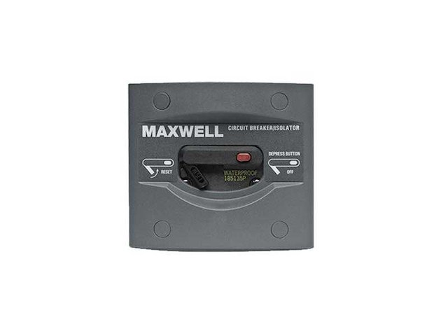 Maxwell marine circuit breaker isolator 12/24v - waterproof electrical protection for boats and yachts - p100791 - afbeelding 2 van  4