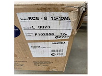 Maxwell rc8-8 12v electric anchor winch 1000w stainless steel 8 mm - afbeelding 3 van  4