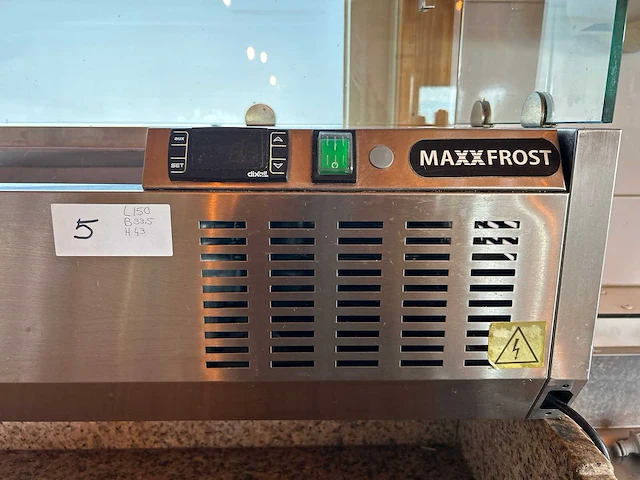 Maxxfrost - 1500-33 - rvs opzetkoelvitrine - afbeelding 2 van  6