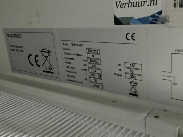 Maxxfrost - 600l - freezer - afbeelding 9 van  10