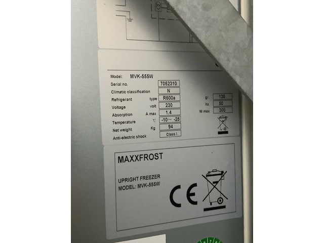 Maxxfrost - 600l - freezer - afbeelding 10 van  10