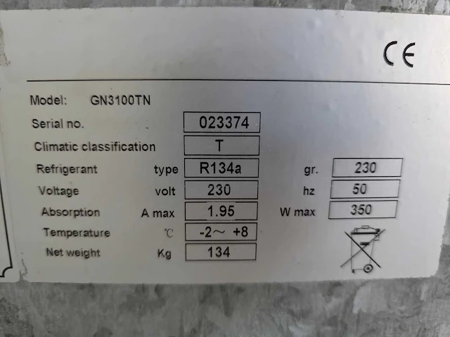 Maxxfrost - gn3100tn -rvs- koelwerkbank - afbeelding 7 van  8