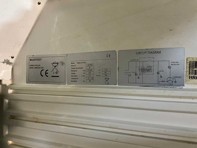 Maxxfrost hr600 koelkast / chiller - afbeelding 5 van  5