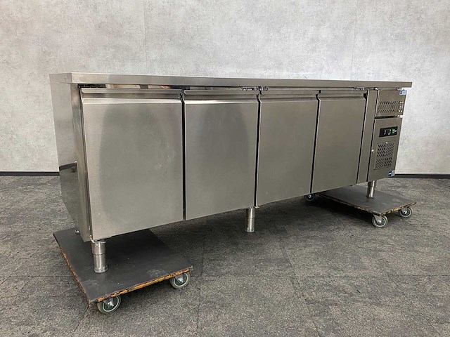 Maxxfrost mkwb-4d - rvs koelwerkbank 223cm - afbeelding 1 van  19