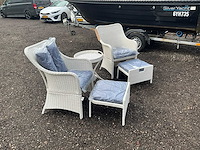 Maxxgarden hampton bay 5-piece chat set tuinstoel set (7x) - afbeelding 3 van  8