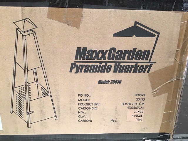 Maxxgarden pyramide 20435 vuurkorf - afbeelding 1 van  1