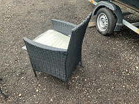 Maxxgarden rattan tuinset tuinstoel met tafel - afbeelding 4 van  6