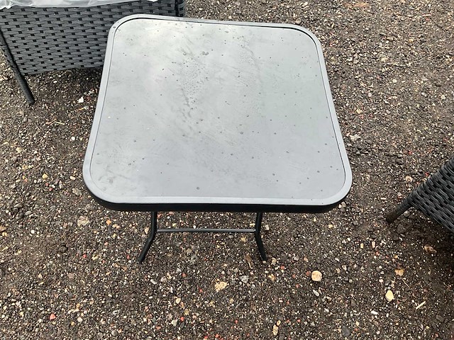 Maxxgarden rattan tuinset tuinstoel met tafel - afbeelding 5 van  6