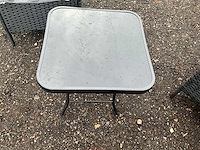 Maxxgarden rattan tuinset tuinstoel met tafel - afbeelding 5 van  6