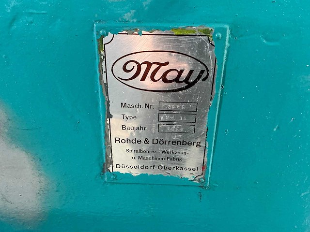 May rohde dörrenberg - mod. 35 - tool grinding machine - afbeelding 7 van  8