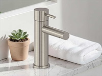 May stilo wastafelkraan s brushed nickel - afbeelding 1 van  7