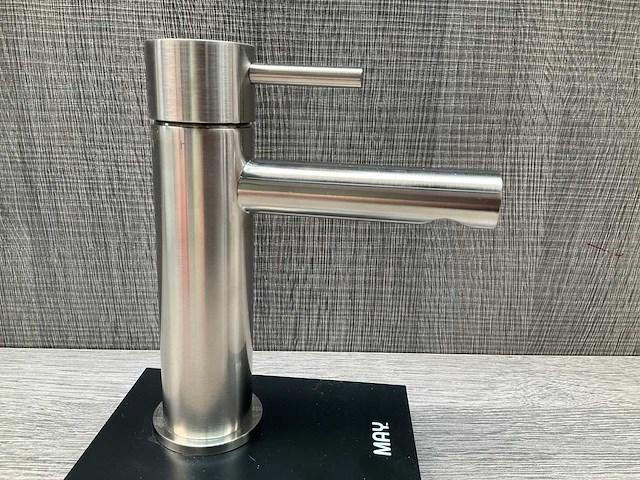May stilo wastafelkraan s brushed nickel - afbeelding 3 van  7