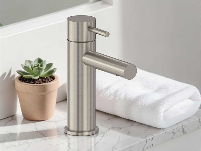 May stilo wastafelkraan s brushed nickel - afbeelding 1 van  7