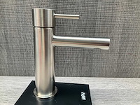 May stilo wastafelkraan s brushed nickel - afbeelding 3 van  7