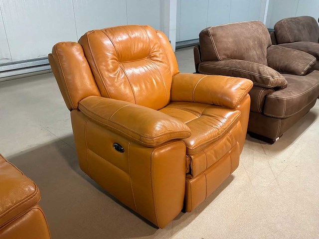 Maya electrische leren fauteuil - afbeelding 6 van  11