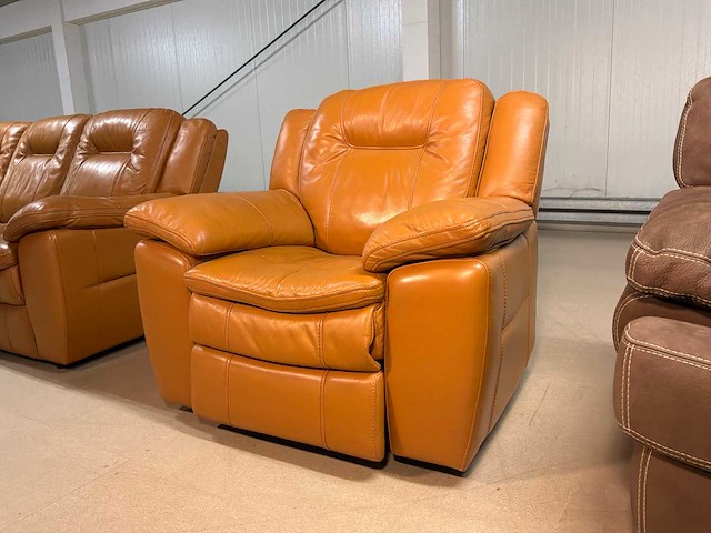 Maya electrische leren fauteuil - afbeelding 4 van  11