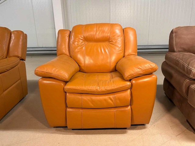 Maya electrische leren fauteuil - afbeelding 6 van  11