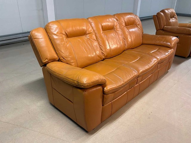 Maya leren bankstel - afbeelding 4 van  7