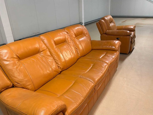 Maya leren bankstel - afbeelding 7 van  7