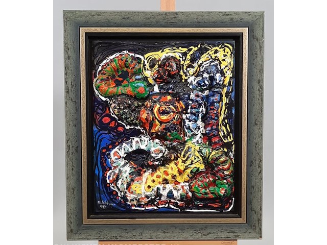 Maya wildevuur (1944-2023) "pur" 3d kunstwerk - afbeelding 1 van  9