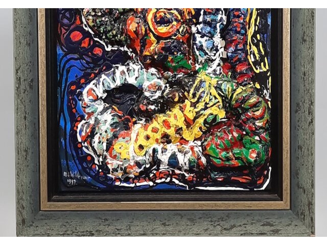 Maya wildevuur (1944-2023) "pur" 3d kunstwerk - afbeelding 4 van  9