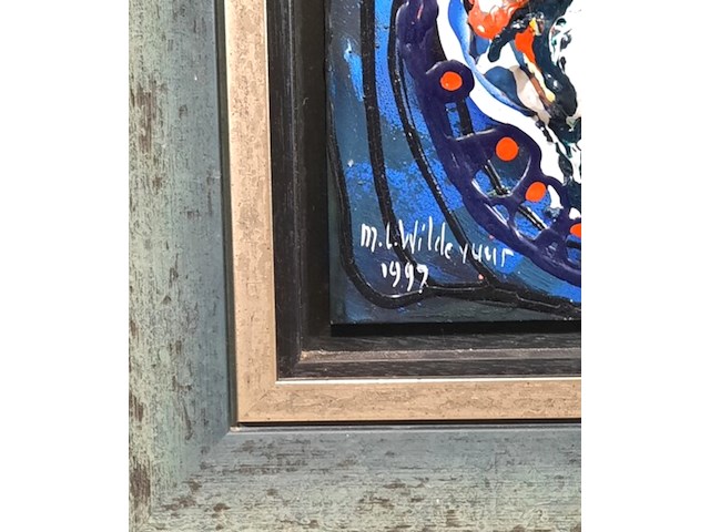 Maya wildevuur (1944-2023) "pur" 3d kunstwerk - afbeelding 7 van  9