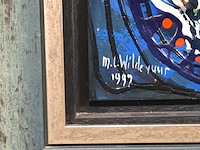 Maya wildevuur (1944-2023) "pur" 3d kunstwerk - afbeelding 7 van  9