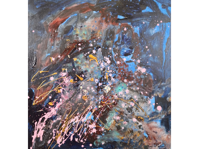 Maya wildevuur, abstract - afbeelding 1 van  6