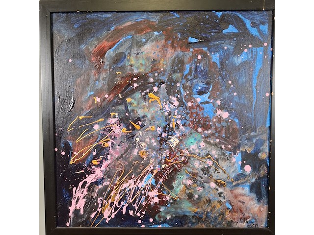 Maya wildevuur, abstract - afbeelding 3 van  6