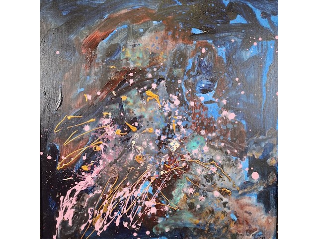 Maya wildevuur, abstract - afbeelding 4 van  6