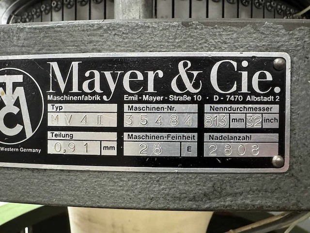 Mayer & cie - 1996 - mv4-3.2 - rondbreimachine - afbeelding 42 van  45