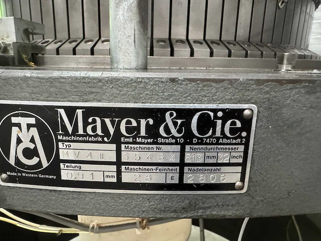 Mayer & cie - 1996 - mv4-3.2 - rondbreimachine - afbeelding 43 van  45