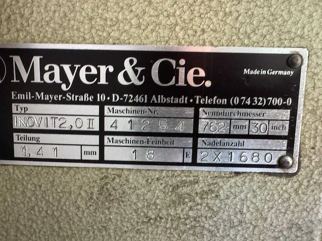 Mayer & cie inovit 2.0 rondbreimachine - afbeelding 7 van  28