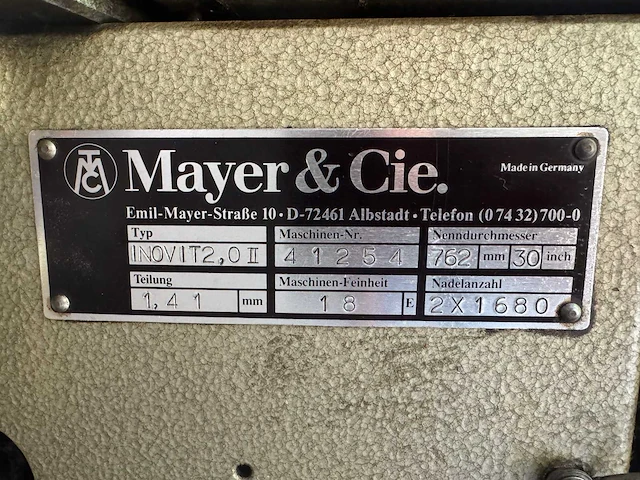Mayer & cie inovit 2.0 rondbreimachine - afbeelding 10 van  28
