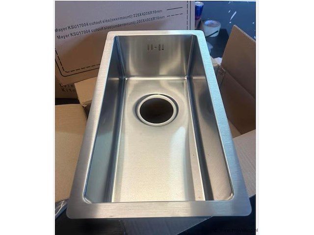 Mayer rvs spoelbak – inbouw/opbouw - afbeelding 1 van  3