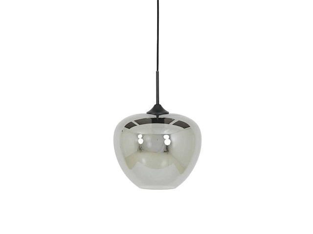 Mayson glas smoke-mat zwart hanglamp - afbeelding 1 van  5