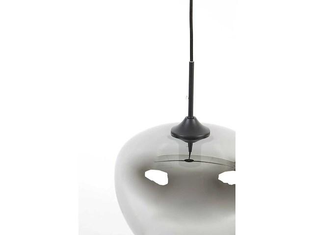 Mayson glas smoke-mat zwart hanglamp - afbeelding 2 van  5