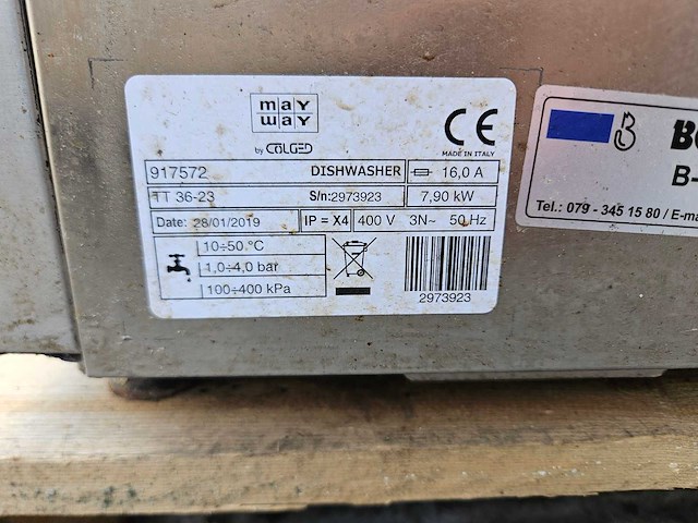 Mayway - korvenvaatwasmachine - afbeelding 2 van  2